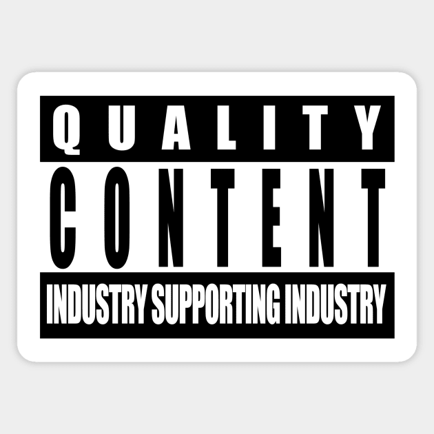 quality content Sticker by isi group